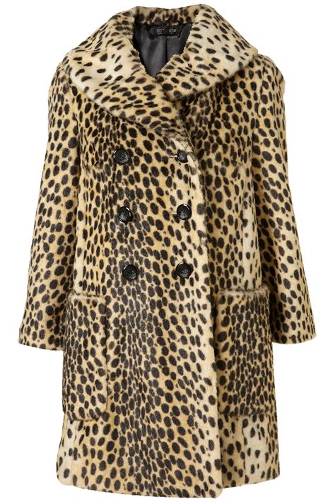 vintage leopard print fur coat